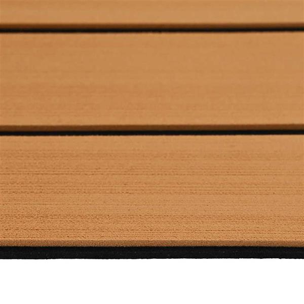 Grote foto vidaxl bootmat bruin met zwarte lijnen 240 x 90 x 0 5 cm eva doe het zelf en verbouw tegels