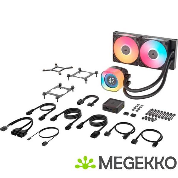 Grote foto corsair icue link titan 240 rx lcd computers en software overige computers en software