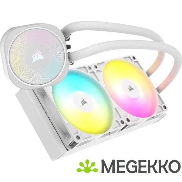 Grote foto corsair nautilus 240 rs argb white computers en software overige computers en software