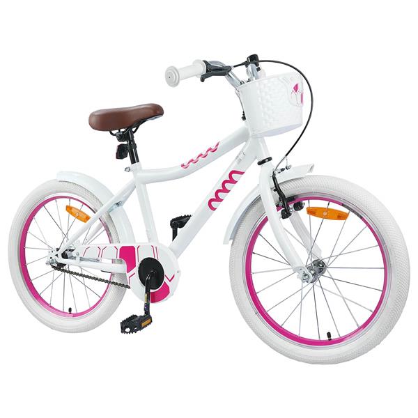 Grote foto vidaxl kinderfiets 18 inch voor 5 7 jaar wit fietsen en brommers herenfietsen