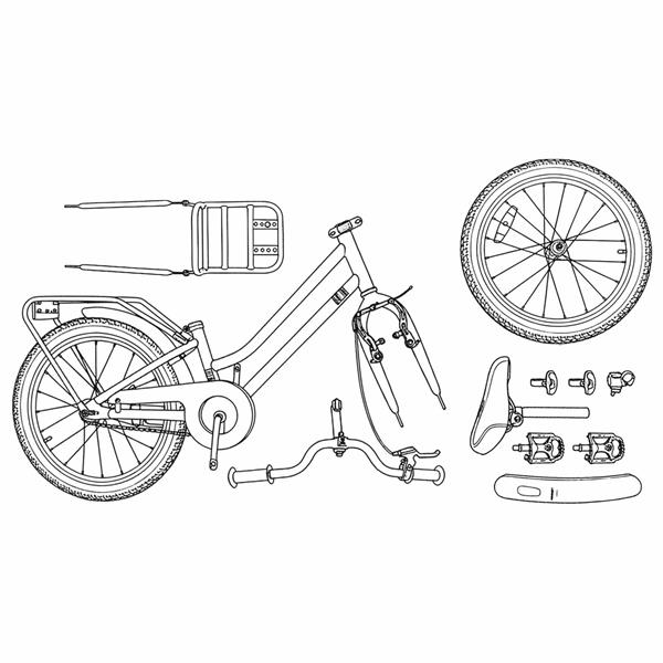 Grote foto vidaxl kinderfiets 18 inch voor 5 7 jaar zwart fietsen en brommers herenfietsen