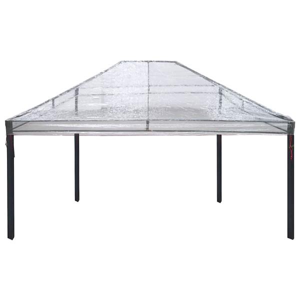 Grote foto vidaxl gazebo dekking vervanging doorzichtig 400 x 300 x 32 cm pvc tuin en terras overige tuin en terras