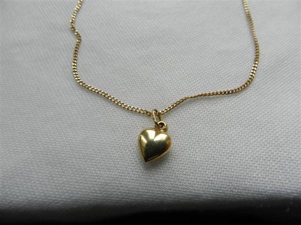 Grote foto collier chaine et pendentif c ur en or sieraden tassen en uiterlijk juwelen voor haar