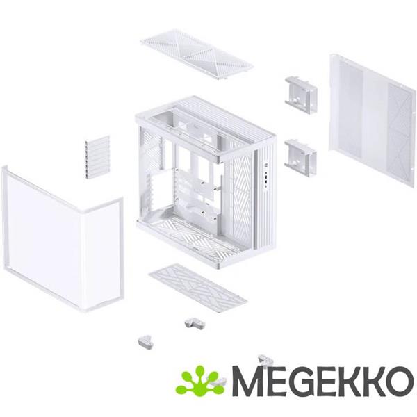 Grote foto jonsbo tk 4 white computers en software behuizingen en kasten