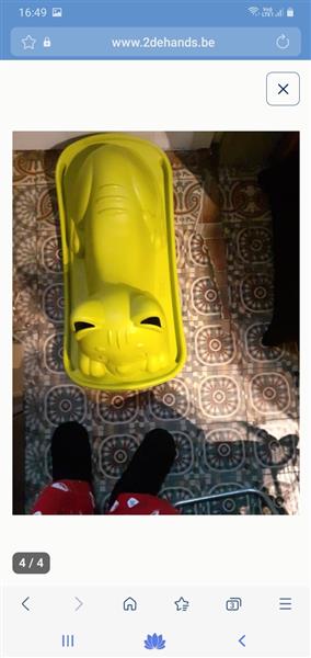 Grote foto schommelkat kinderen en baby wipstoeltjes