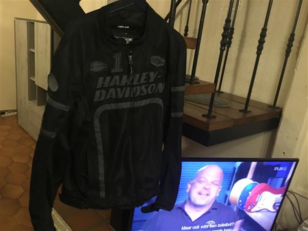 Grote foto harley davidson moto est kleding heren truien en vesten