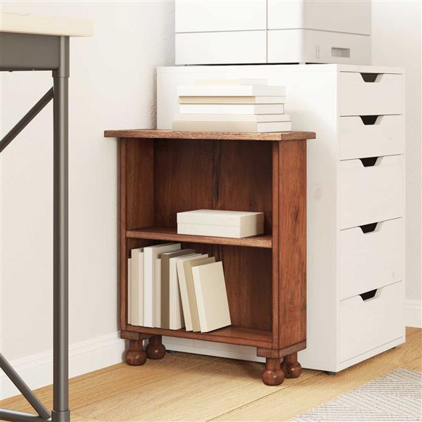 Grote foto vidaxl rekken met plank bruin 47 x 16 x 55 cm massief mahoniehout huis en inrichting overige