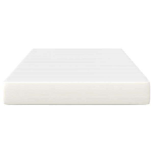 Grote foto vidaxl bedmatras met matras cr me 120 x 190 cm stof antiek en kunst stoelen en banken