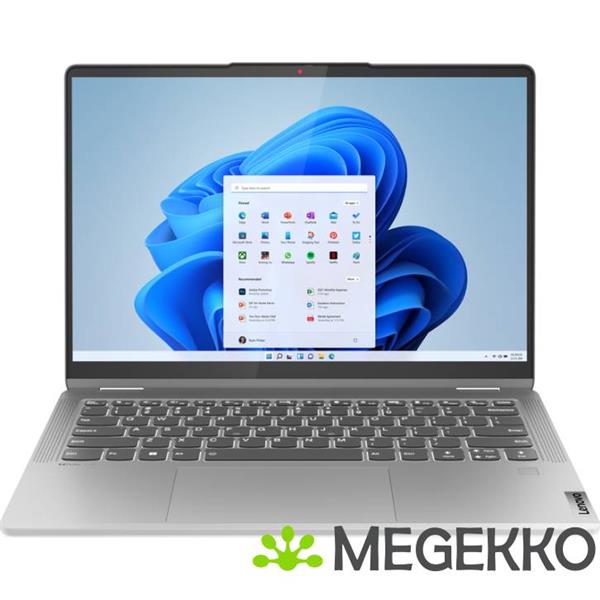 Grote foto lenovo ideapad flex 5 14abr8 14 amd ryzen 7 hybride 2 in 1 laptop computers en software overige computers en software
