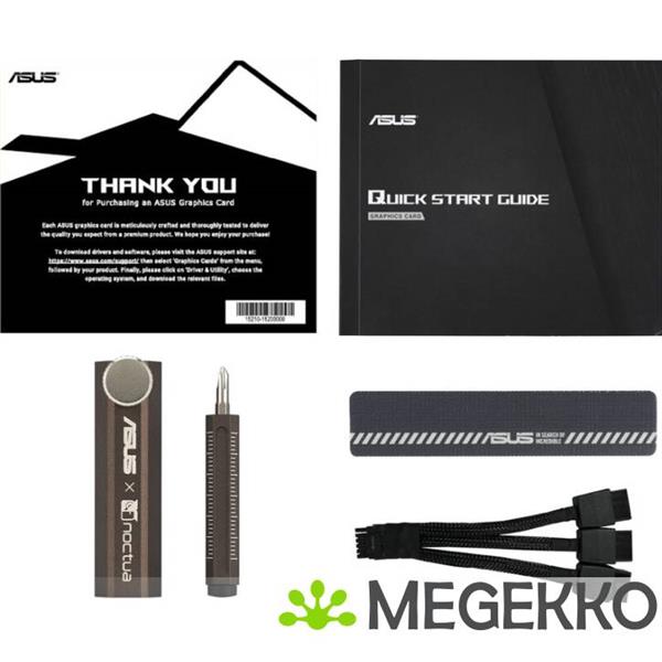 Grote foto asus geforce rtx 5080 rtx5080 o16g noctua computers en software videokaarten