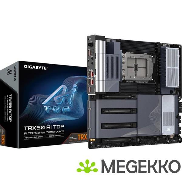 Grote foto gigabyte trx50 ai top 2b computers en software moederborden