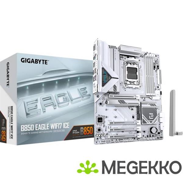 Grote foto gigabyte b850 eagle wifi7 ice computers en software moederborden