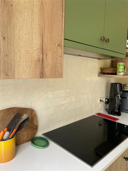 Grote foto nieuwe glanzende wandtegels doe het zelf en verbouw tegels