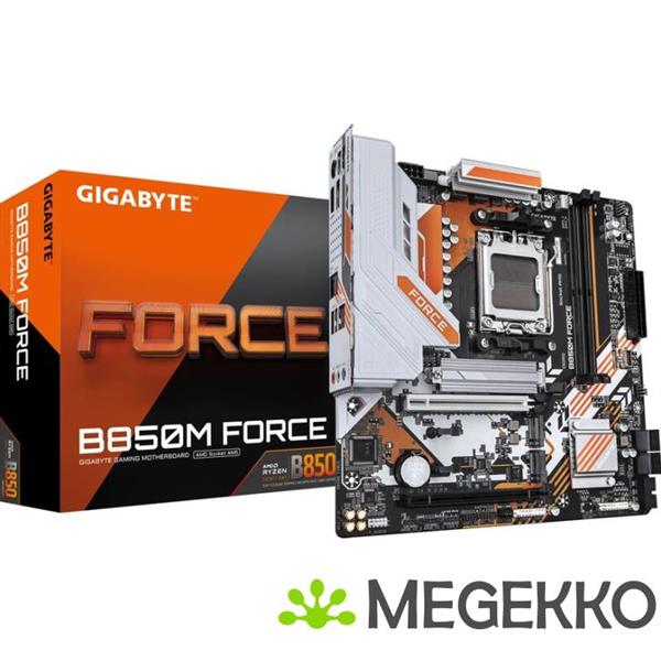 Grote foto gigabyte b850m force computers en software moederborden