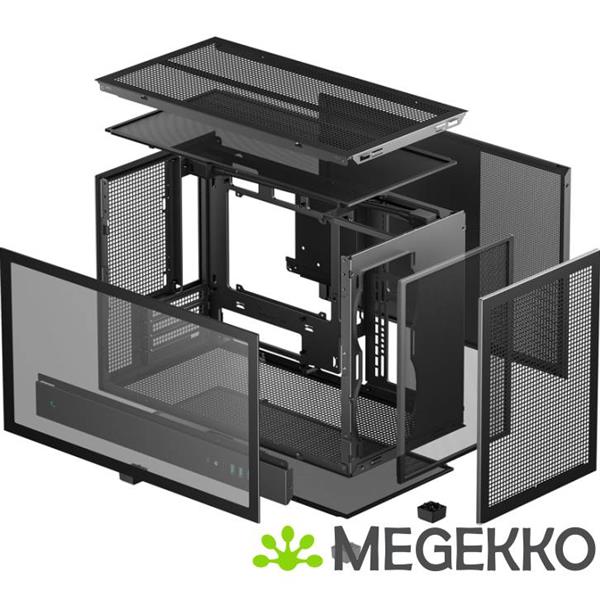 Grote foto deepcool ch260 black computers en software behuizingen en kasten