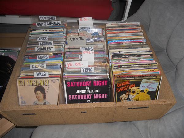 Grote foto 45 toeren singels met originele hoes muziek en instrumenten platen elpees singles