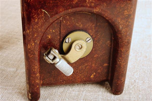 Grote foto oude franse veldtelefoon in goede staat audio tv en foto beamers en projectie apparatuur