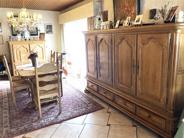 Grote foto massieve eikenhouten eetplaats huis en inrichting eettafels