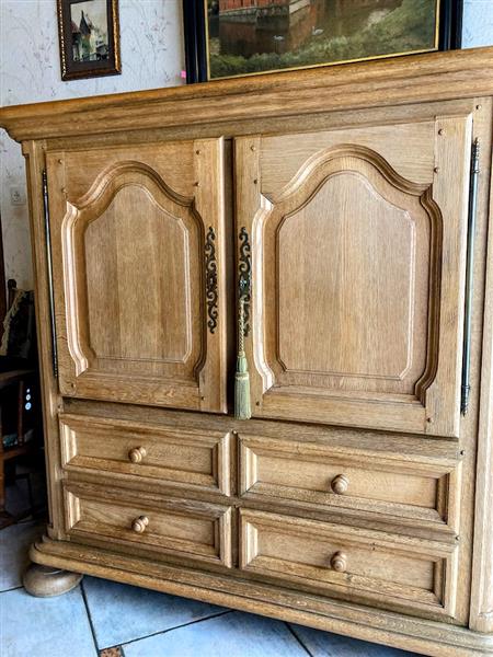 Grote foto massieve eikenhouten eetplaats huis en inrichting eettafels