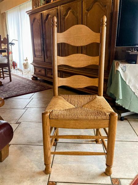 Grote foto massieve eikenhouten eetplaats huis en inrichting eettafels