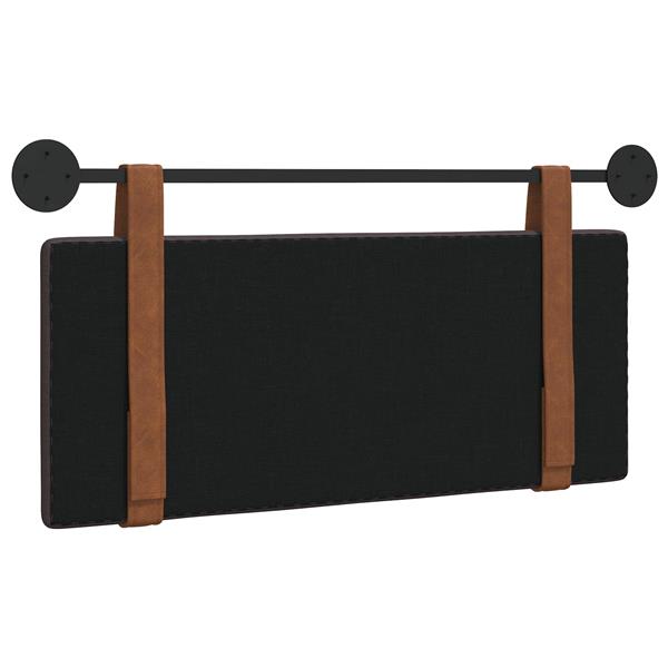 Grote foto vidaxl hangend hoofdeinde effen donkerbruin 110 x 55 x 5 cm antiek pu antiek en kunst stoelen en banken