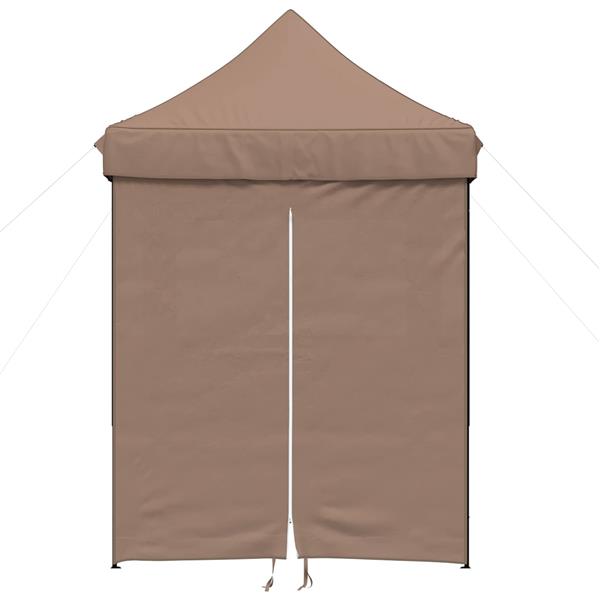 Grote foto vidaxl partytent bruin 200 x 200 x 306 cm oxford stof tuin en terras overige tuin en terras