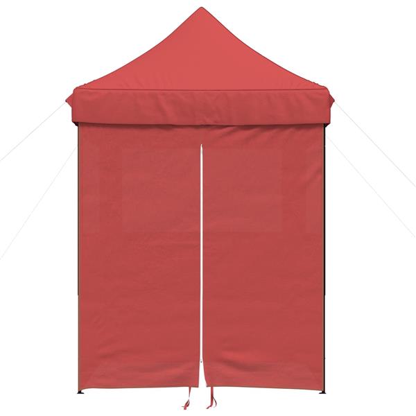 Grote foto vidaxl partytent bordeauxrood 200 x 200 x 306 cm oxford stof tuin en terras overige tuin en terras