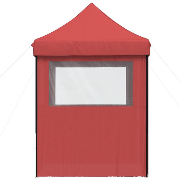 Grote foto vidaxl partytent bordeauxrood 200 x 200 x 306 cm oxford stof tuin en terras overige tuin en terras