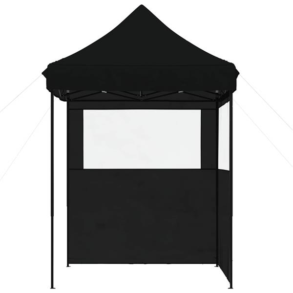 Grote foto vidaxl partytent zwart 200 x 200 x 306 cm oxford stof tuin en terras overige tuin en terras