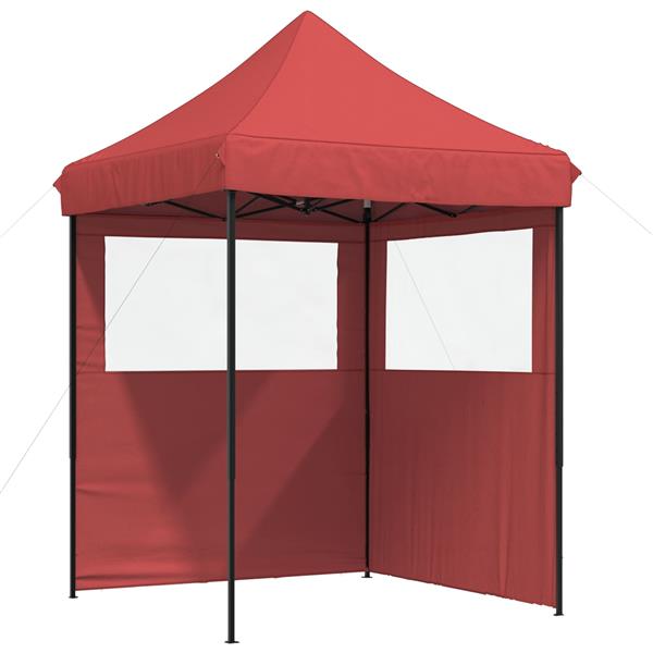 Grote foto vidaxl partytent bordeauxrood 200 x 200 x 306 cm oxford stof tuin en terras overige tuin en terras