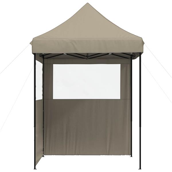 Grote foto vidaxl partytent taupe 200 x 200 x 306 cm oxford stof tuin en terras overige tuin en terras