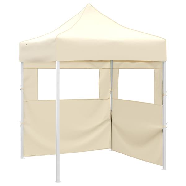 Grote foto vidaxl partytent cr me 200 x 200 x 315 cm oxford stof tuin en terras overige tuin en terras
