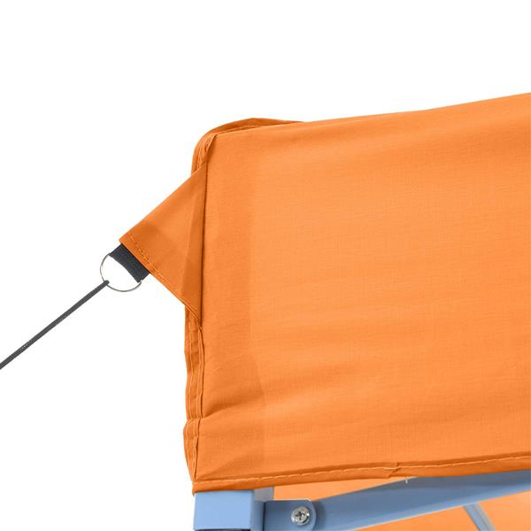 Grote foto vidaxl partytent oranje 200 x 200 x 306 cm oxford stof tuin en terras overige tuin en terras