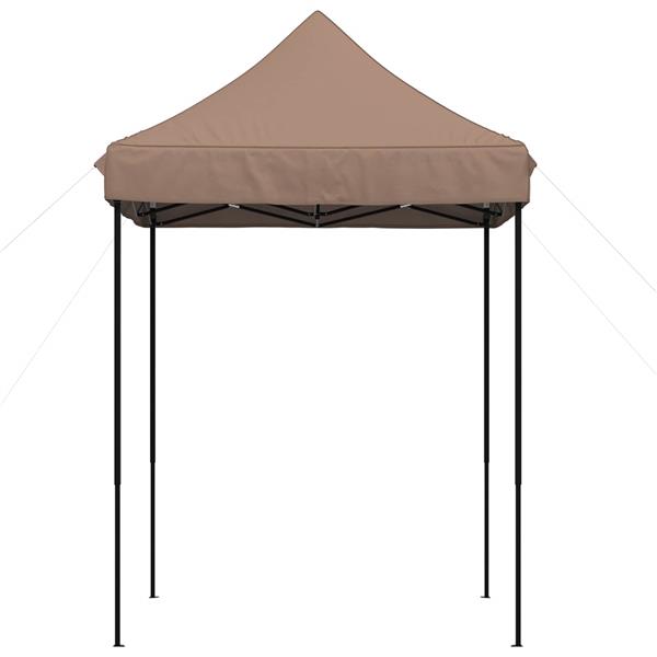Grote foto vidaxl partytent bruin 200 x 200 x 306 cm oxford stof tuin en terras overige tuin en terras