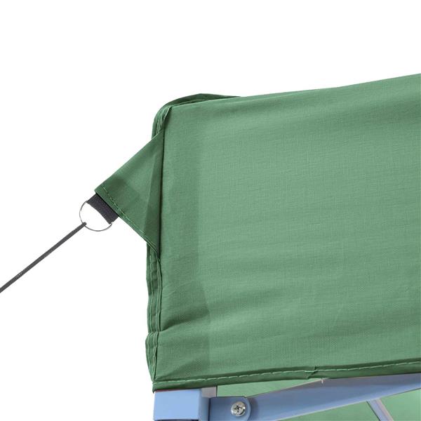 Grote foto vidaxl partytent groen 200 x 200 x 306 cm oxford stof tuin en terras overige tuin en terras