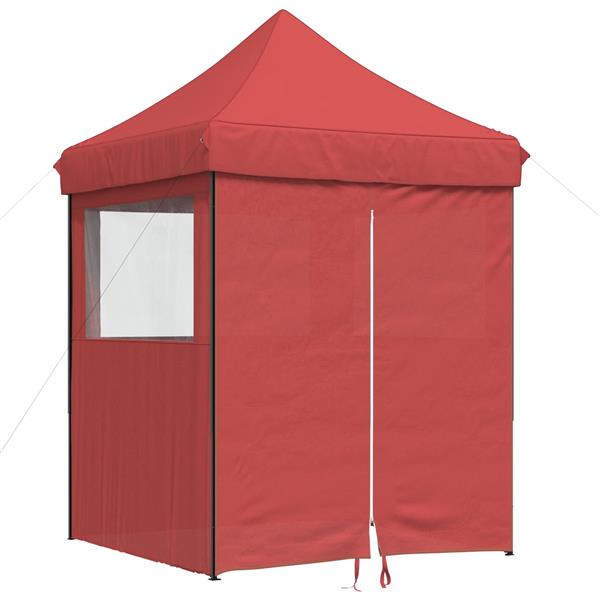 Grote foto vidaxl partytent bordeauxrood 200 x 200 x 306 cm oxford stof tuin en terras overige tuin en terras