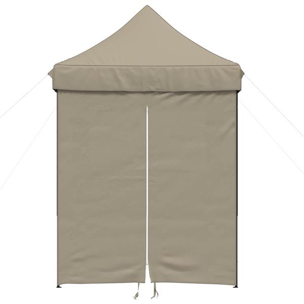 Grote foto vidaxl partytent taupe 200 x 200 x 306 cm oxford stof tuin en terras overige tuin en terras