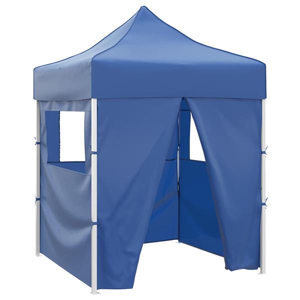 Grote foto vidaxl partytent blauw 200 x 200 x 315 cm oxford stof tuin en terras overige tuin en terras