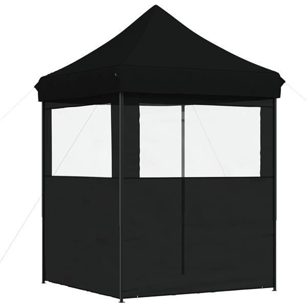 Grote foto vidaxl partytent zwart 200 x 200 x 306 cm oxford stof tuin en terras overige tuin en terras