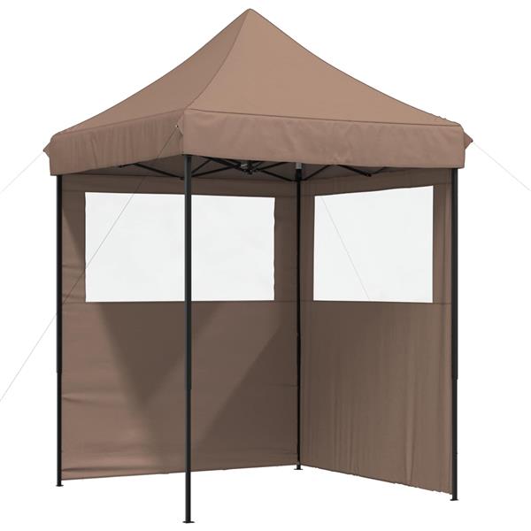 Grote foto vidaxl partytent bruin 200 x 200 x 306 cm oxford stof tuin en terras overige tuin en terras