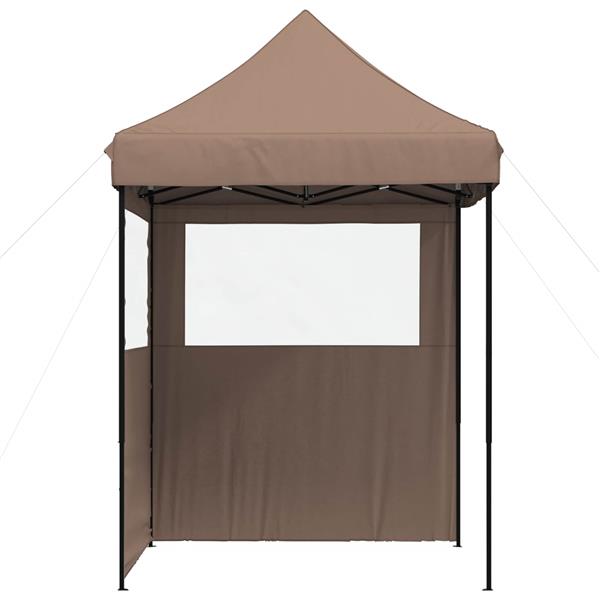 Grote foto vidaxl partytent bruin 200 x 200 x 306 cm oxford stof tuin en terras overige tuin en terras