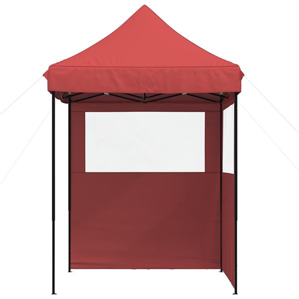 Grote foto vidaxl partytent bordeauxrood 200 x 200 x 306 cm oxford stof tuin en terras overige tuin en terras