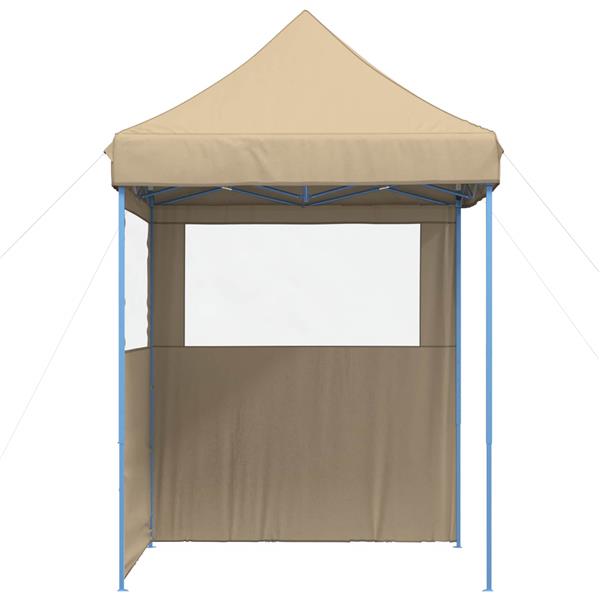 Grote foto vidaxl partytent beige 200 x 200 x 306 cm oxford stof tuin en terras overige tuin en terras