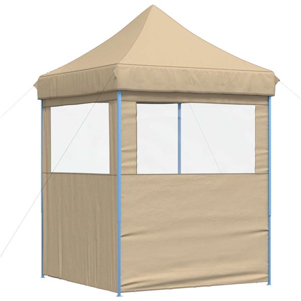 Grote foto vidaxl partytent beige 200 x 200 x 306 cm oxford stof tuin en terras overige tuin en terras