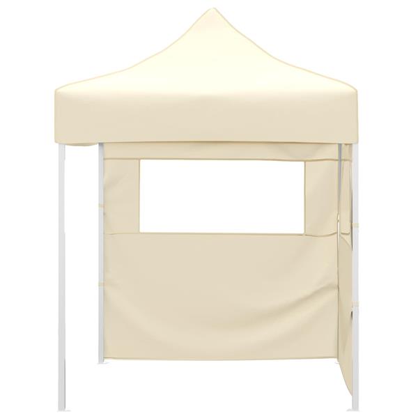 Grote foto vidaxl partytent cr me 200 x 200 x 315 cm oxford stof tuin en terras overige tuin en terras