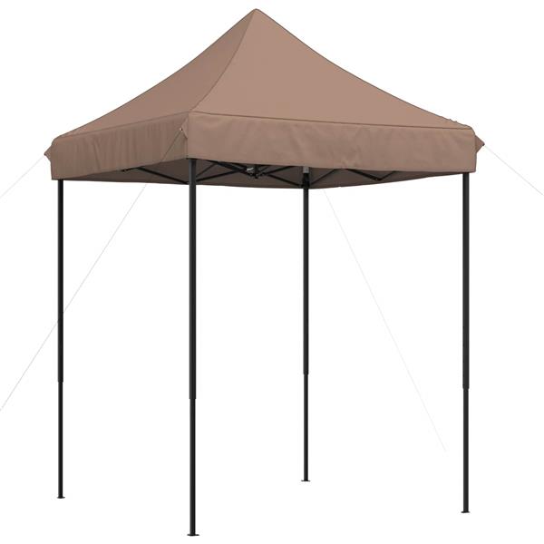 Grote foto vidaxl partytent bruin 200 x 200 x 306 cm oxford stof tuin en terras overige tuin en terras