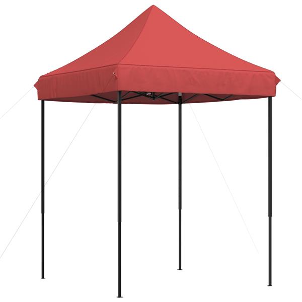 Grote foto vidaxl partytent bordeauxrood 200 x 200 x 306 cm oxford stof tuin en terras overige tuin en terras