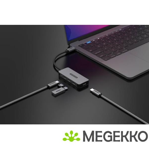 Grote foto sitecom usb c to 4x usb c 10gbps power delivery hub computers en software overige computers en software