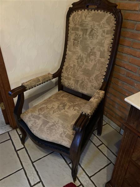 Grote foto antieke armstoel antiek en kunst stoelen en banken