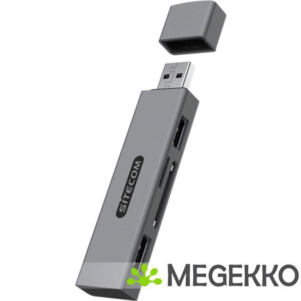 Grote foto sitecom usb stick card reader with 2 usb ports computers en software netwerkkaarten routers en switches